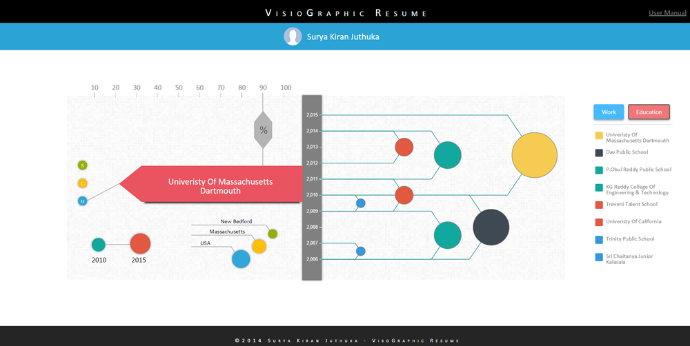 VisioGraphic Resume Portfolio Image